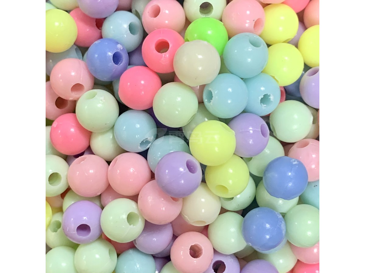 塑料实色圆珠（6 8 10 12 14mm等多尺寸）