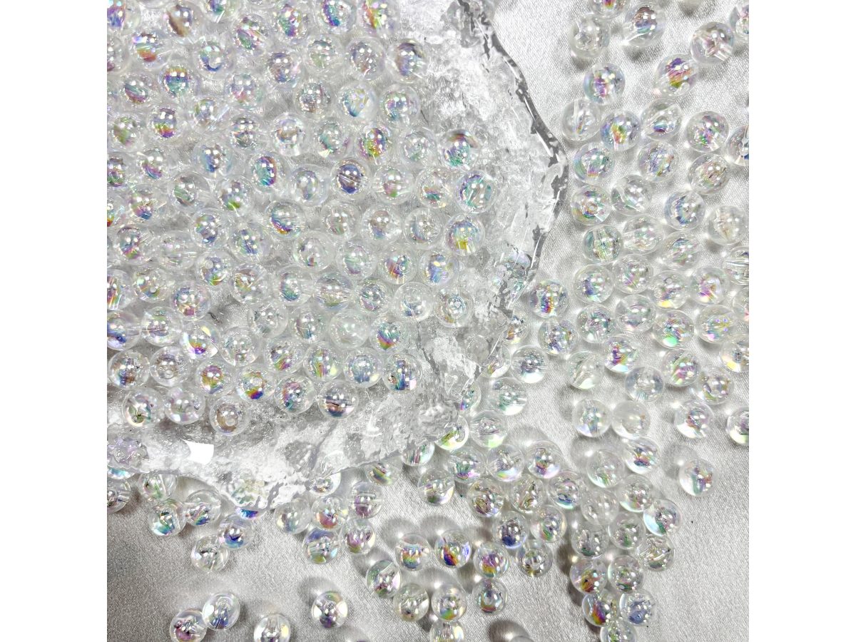 板镀透明彩珠（多款式多颜色）