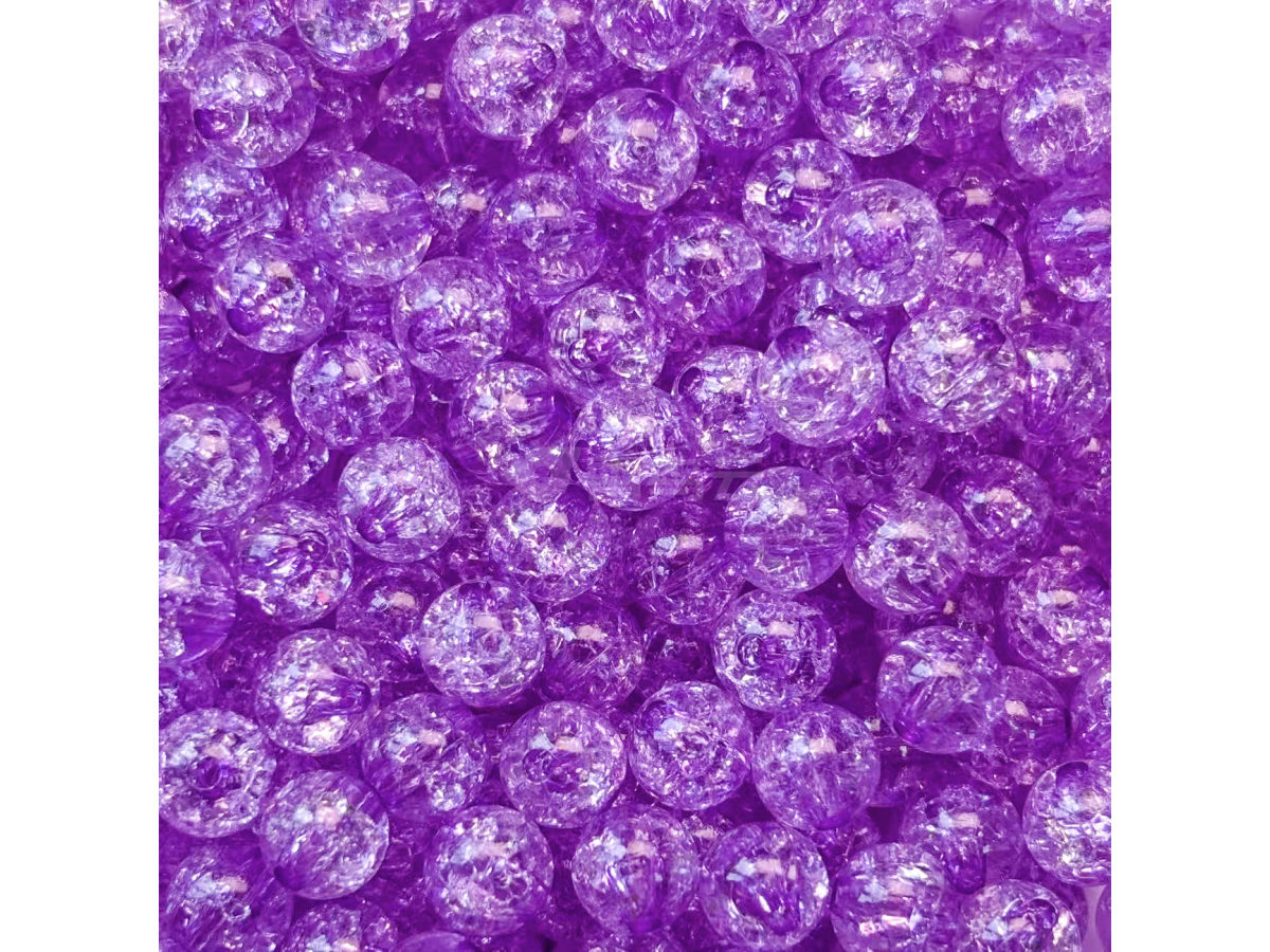 亚克力单色裂纹珠（8 10mm等多尺寸）