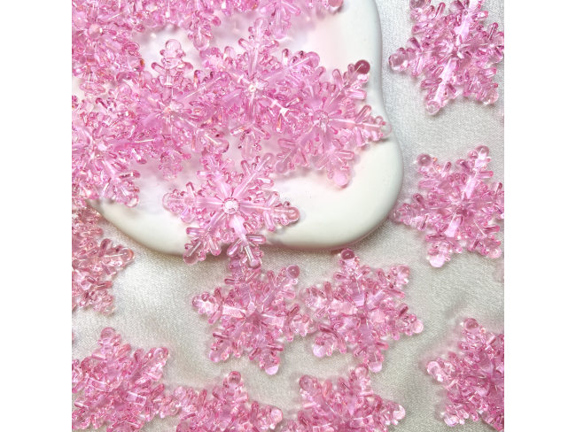 40×46mm亚克力冰透雪花