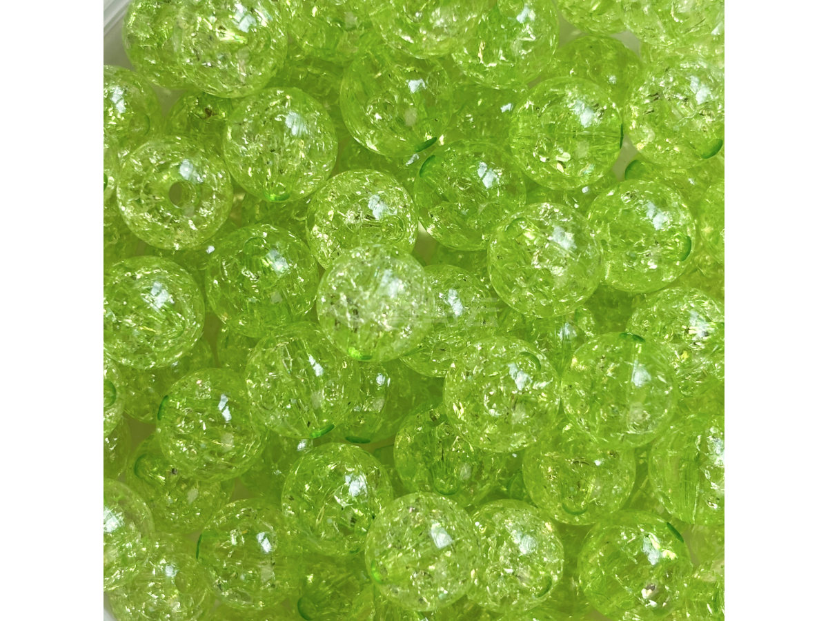 亚克力单色裂纹珠（8 10mm等多尺寸）