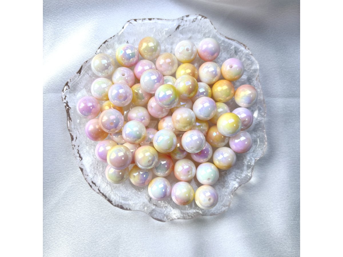 马贝幻彩多色圆珠