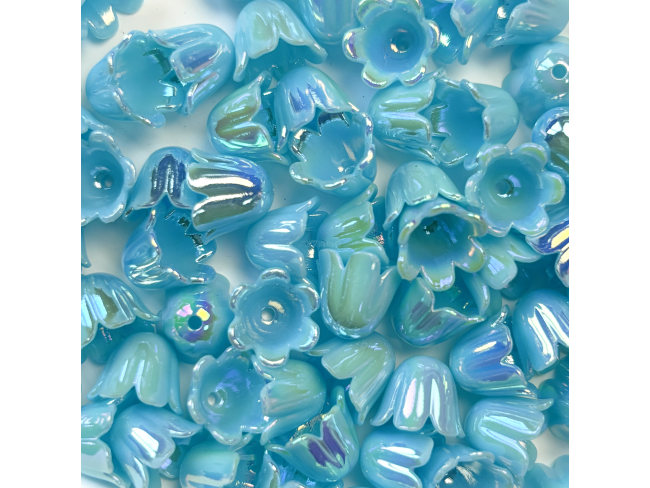 镀彩小铃兰花花珠