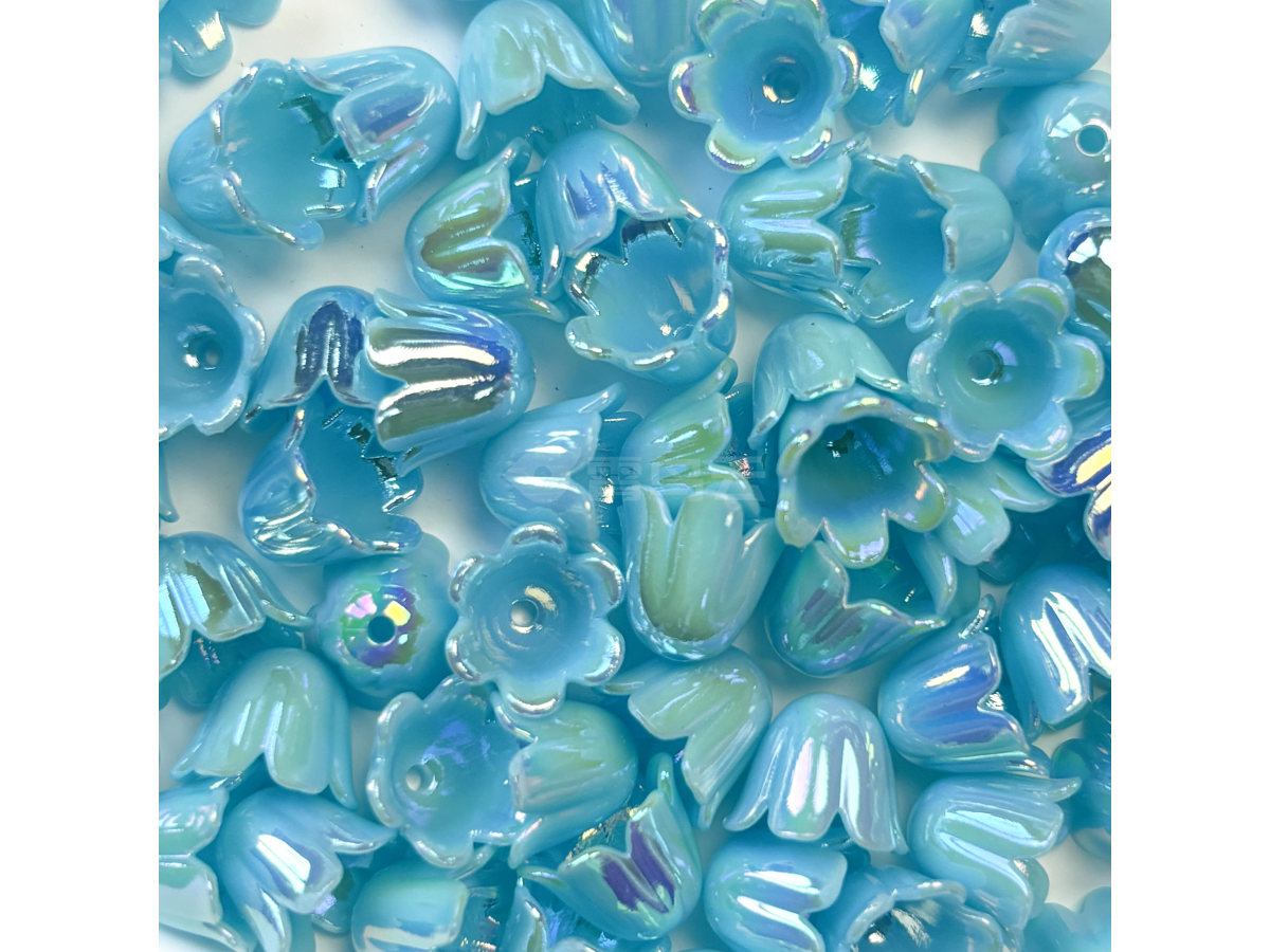 镀彩小铃兰花花珠