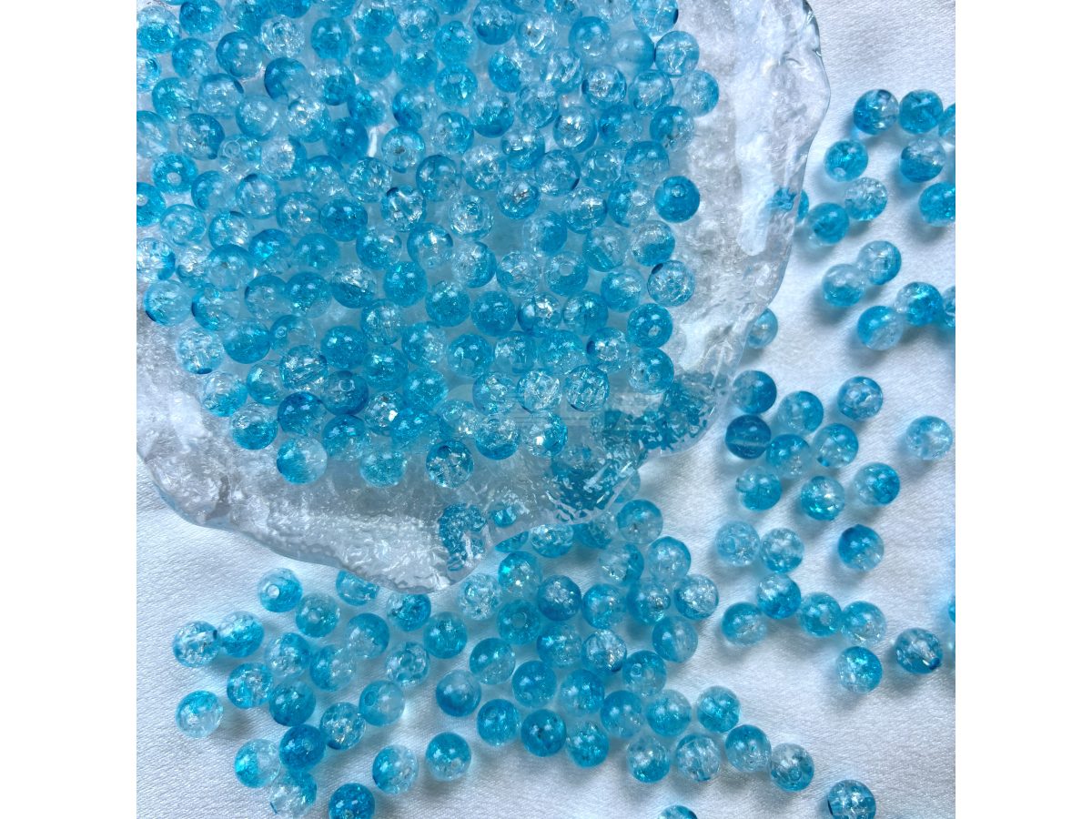 亚克力双色裂纹珠（8 10mm等多尺寸）