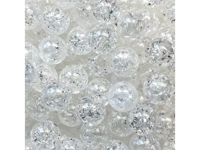 亚克力单色裂纹珠（8 10mm等多尺寸）