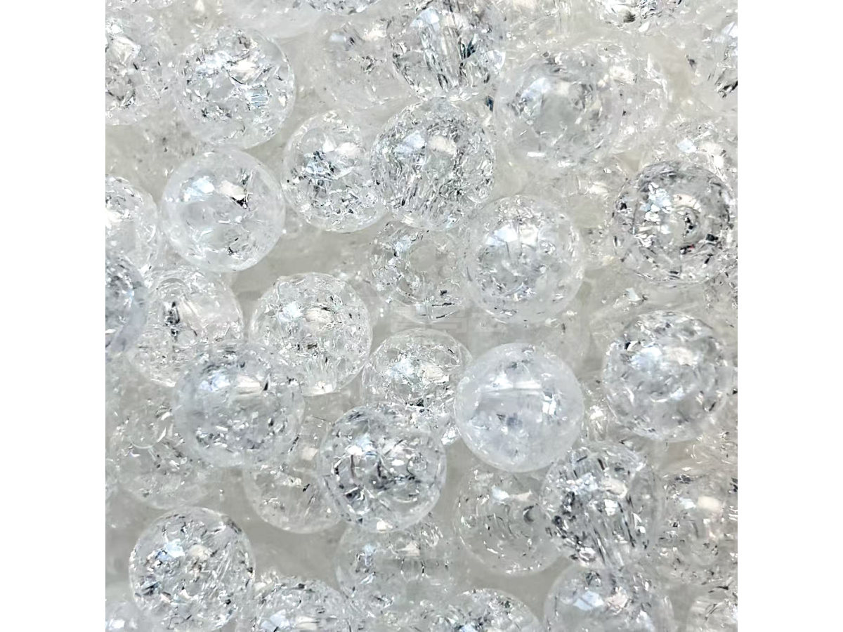 亚克力单色裂纹珠（8 10mm等多尺寸）