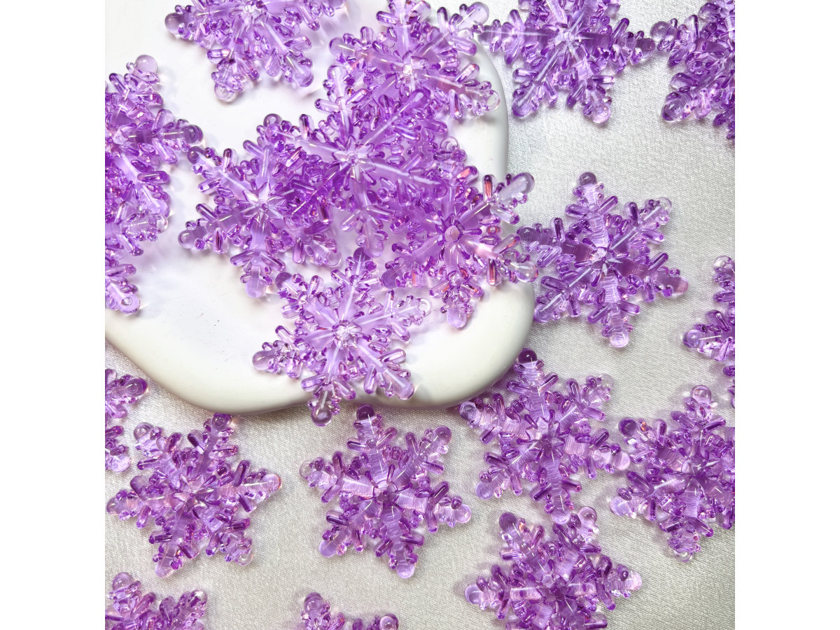 40×46mm亚克力冰透雪花