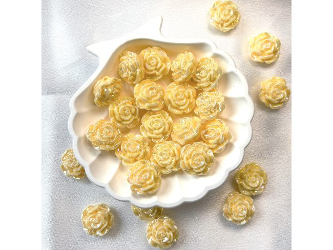 镀彩山茶花花珠