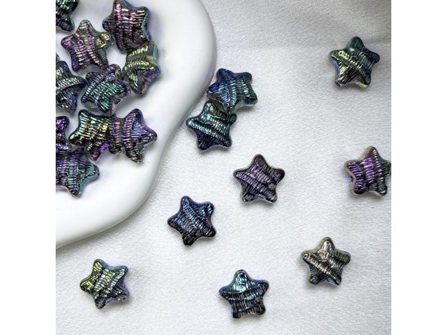 幻彩水波纹五角星