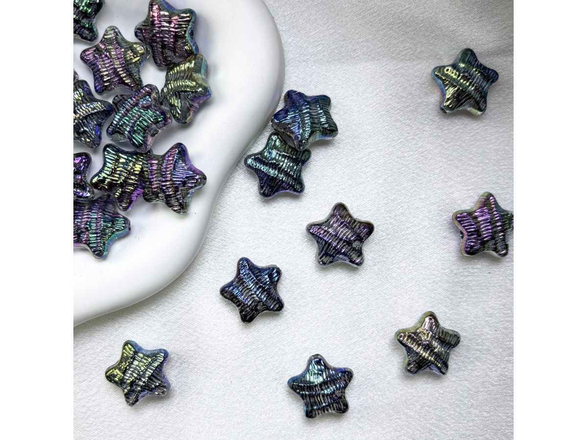 幻彩水波纹五角星