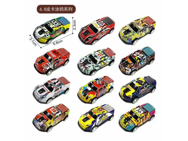 6.8公分金属回力车（有量有价）