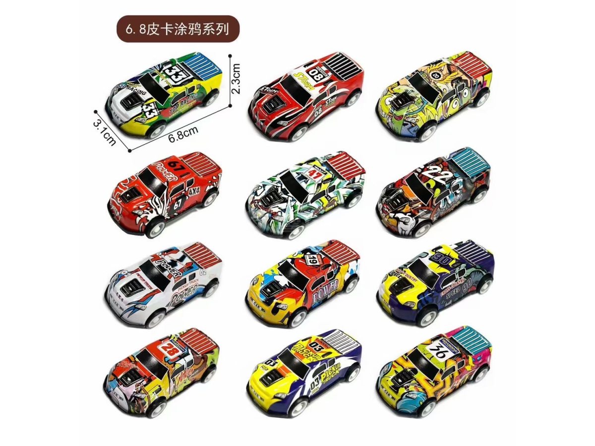 6.8公分金属回力车（有量有价）