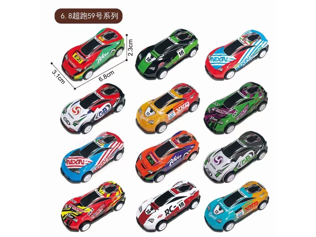6.8公分金属回力车（有量有价）