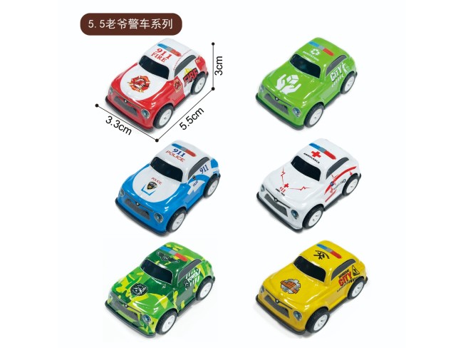 5.5公分金属回力车