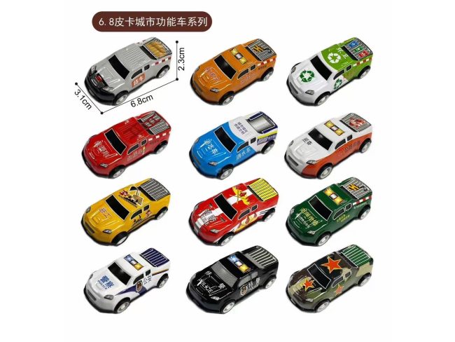 6.8公分金属回力车（有量有价）