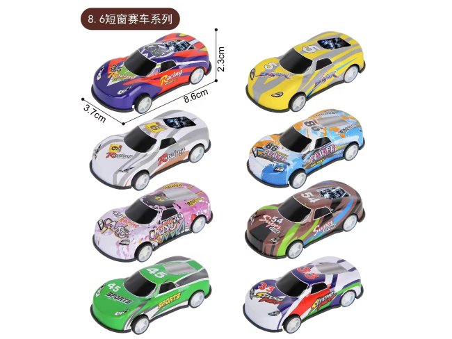 8.6公分金属回力车