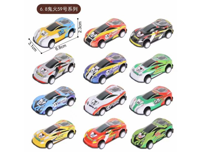 6.8公分金属回力车（有量有价）