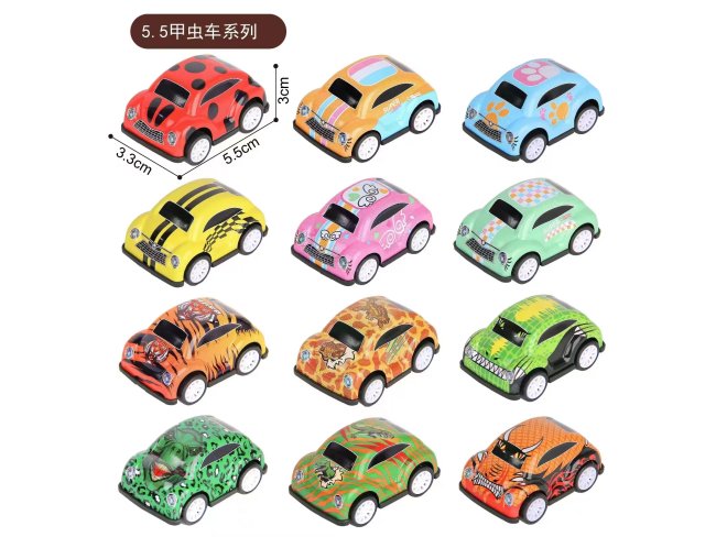 5.5公分金属回力车