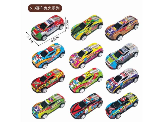 6.8公分金属回力车（有量有价）