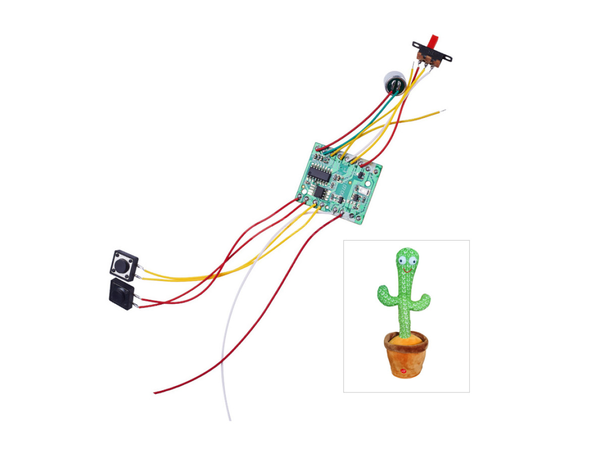 PCBA线路板COB板玩具跳舞仙人掌会说话的仙人掌电子板