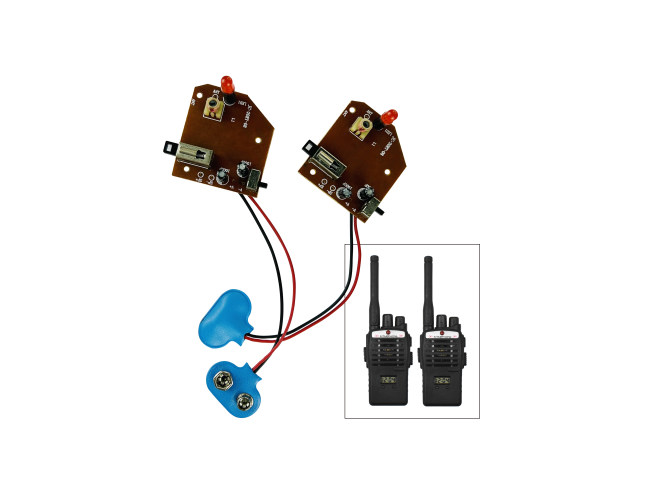 玩具黑色对讲机线路板成品板PCBA多频率电路板机芯