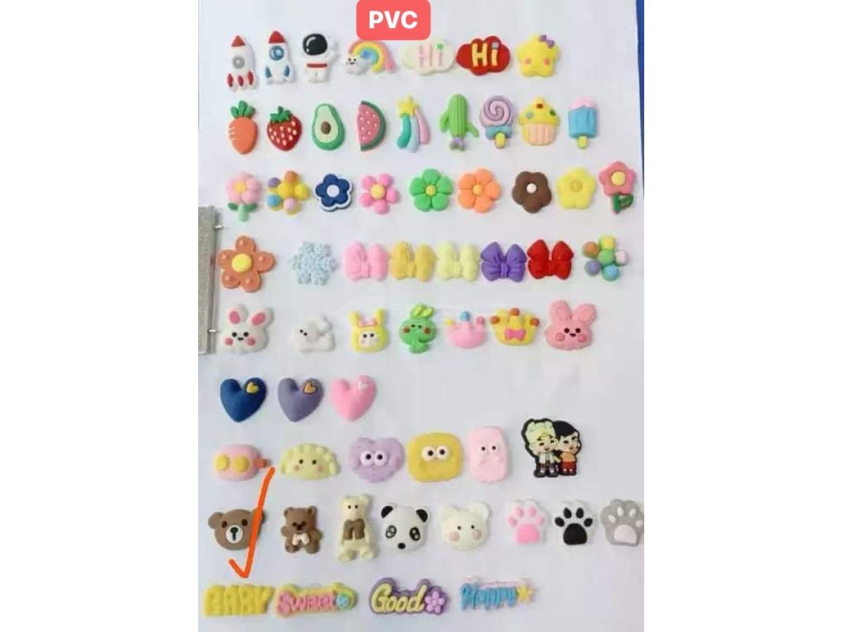 PVC软胶水果风扇配件