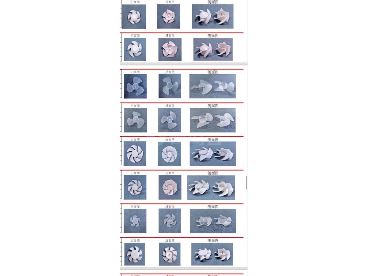 风扇叶多种款式