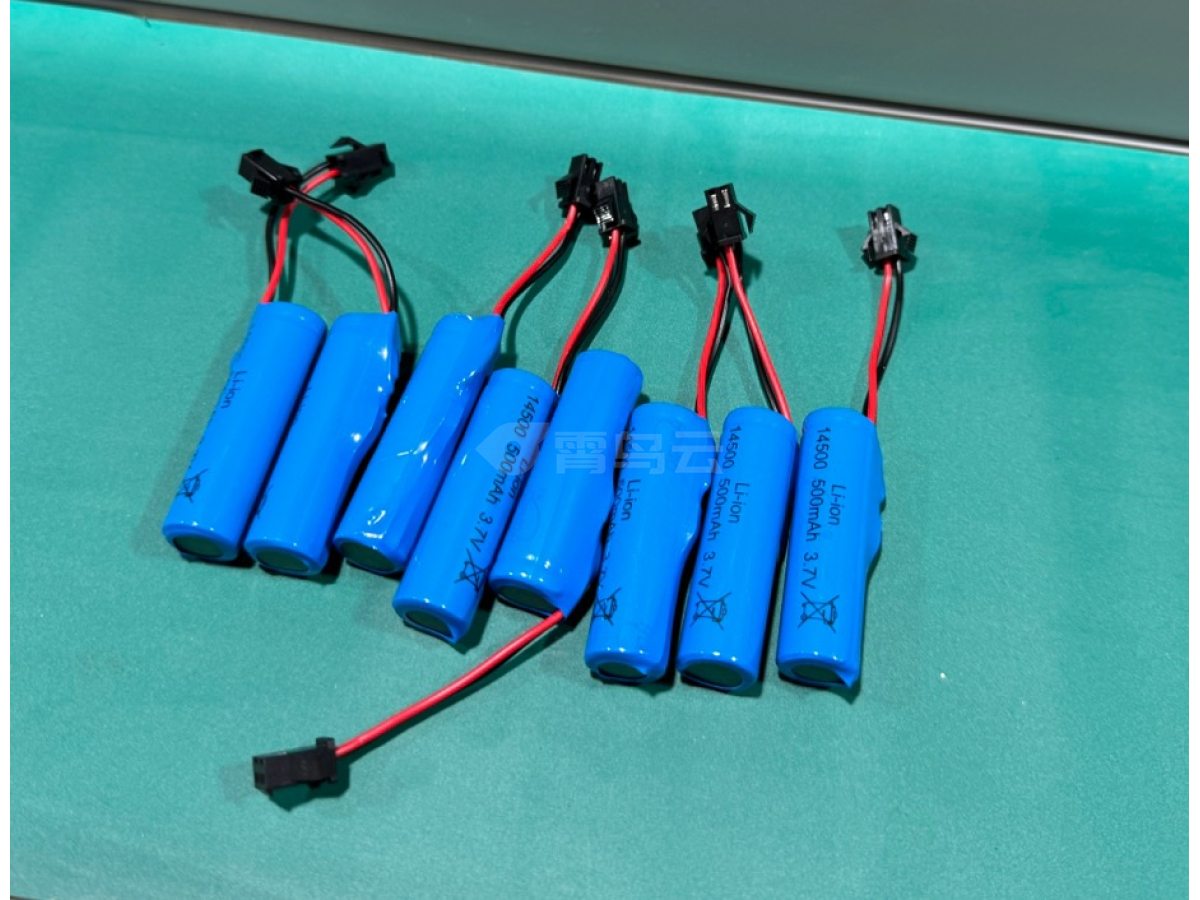 14500锂电池-500mah(保护板SM线)