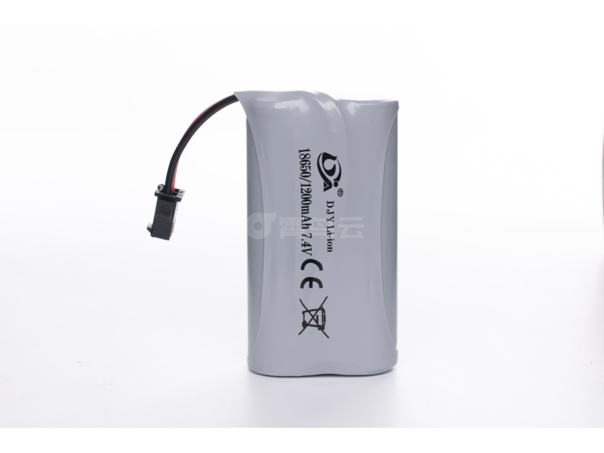 锂电池Li-ion 18650-1200mAh 7.4V SM-2P