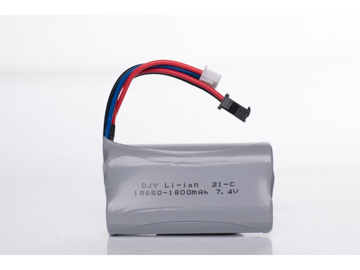 锂电池Li-ion 18650-1800mAh 7.4V 2.5XH-3P SM-2P