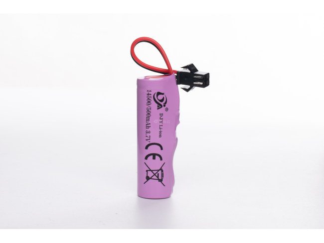 锂电池Li-ion 14500-500mAh 3.7V SM-2P