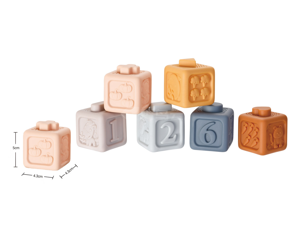 搪胶小积木6PCS