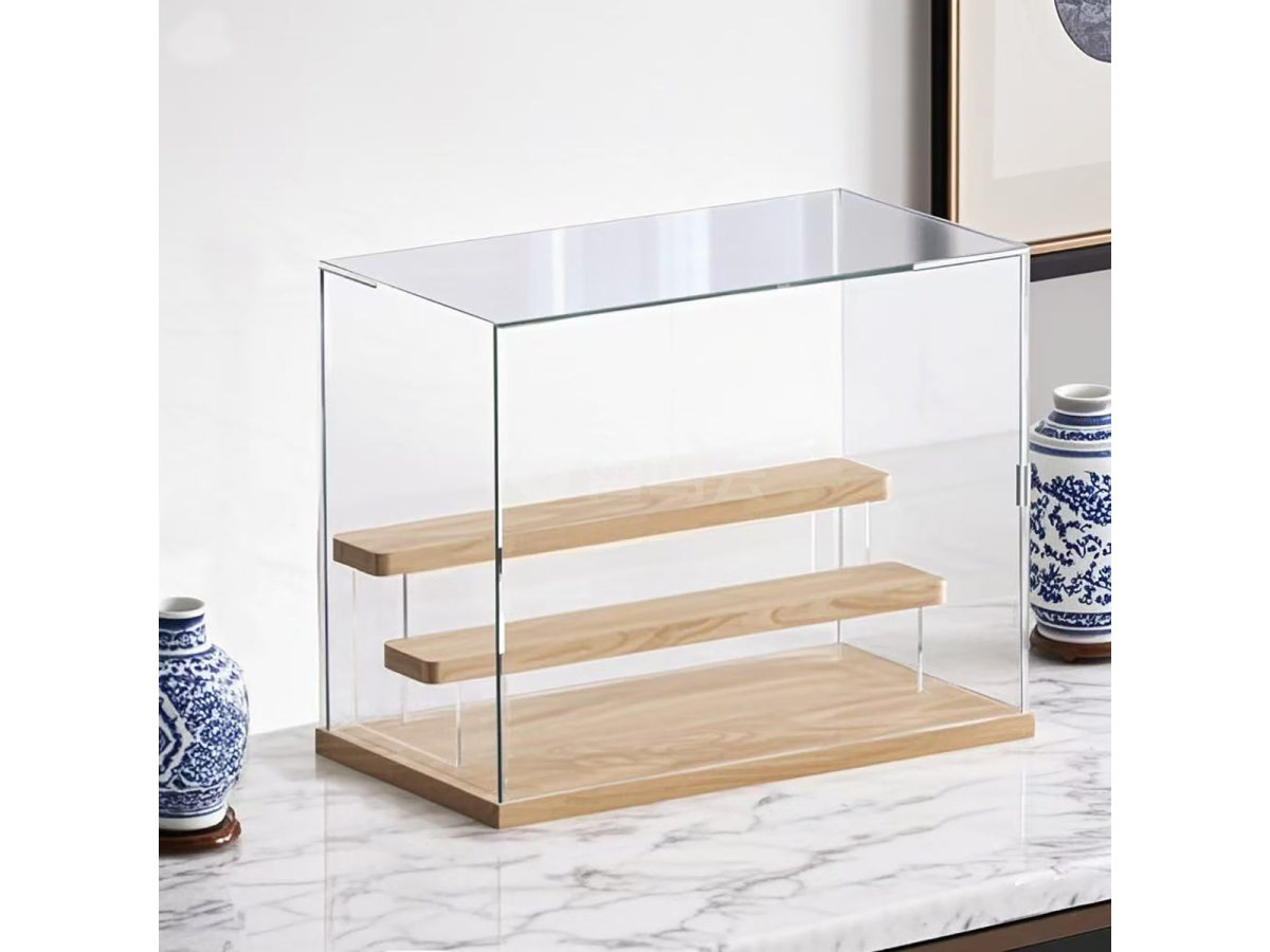 实木底开门展示盒