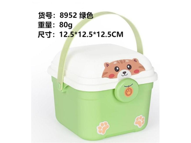 绿色收纳盒小