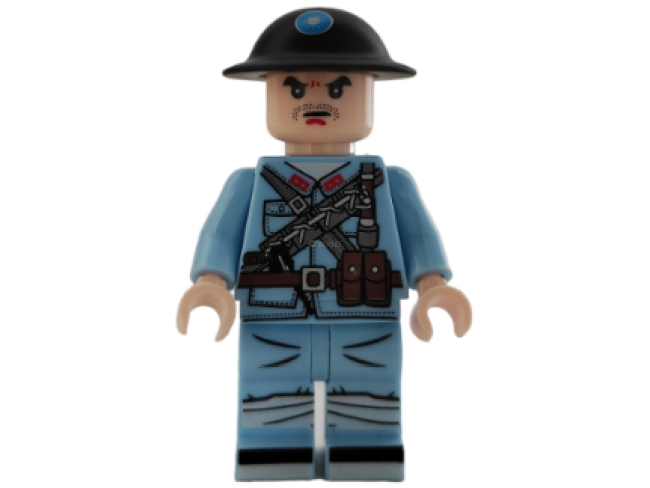 二战系列糖果蓝国军（帽子带印）