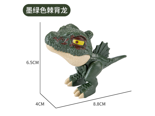 大号墨绿色棘背龙