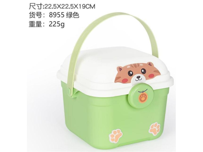 绿色收纳盒大