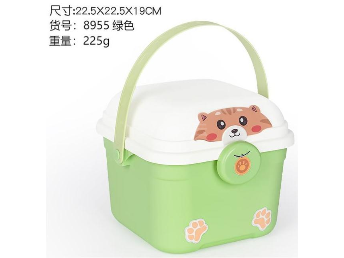 绿色收纳盒大