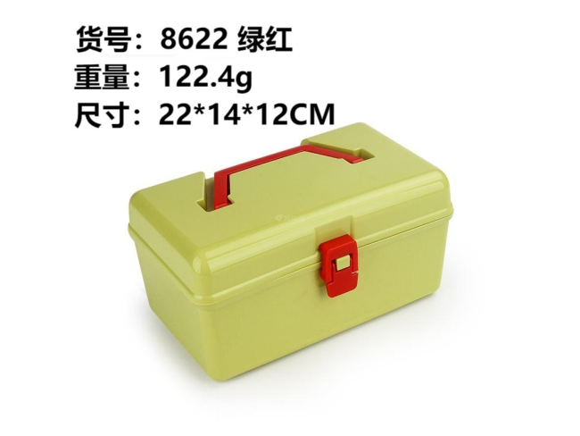 工具盒（绿红）收纳盒小