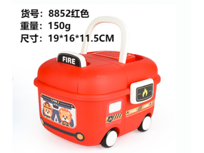 卡通车-红色