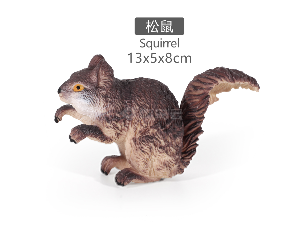 5寸彩绘松鼠
