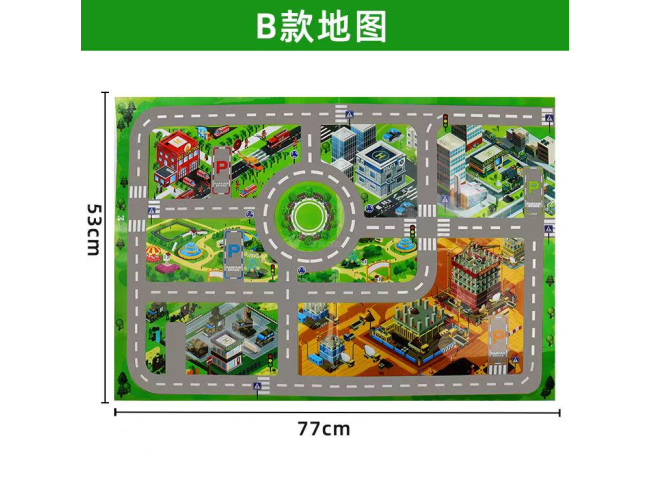 B款城市地图