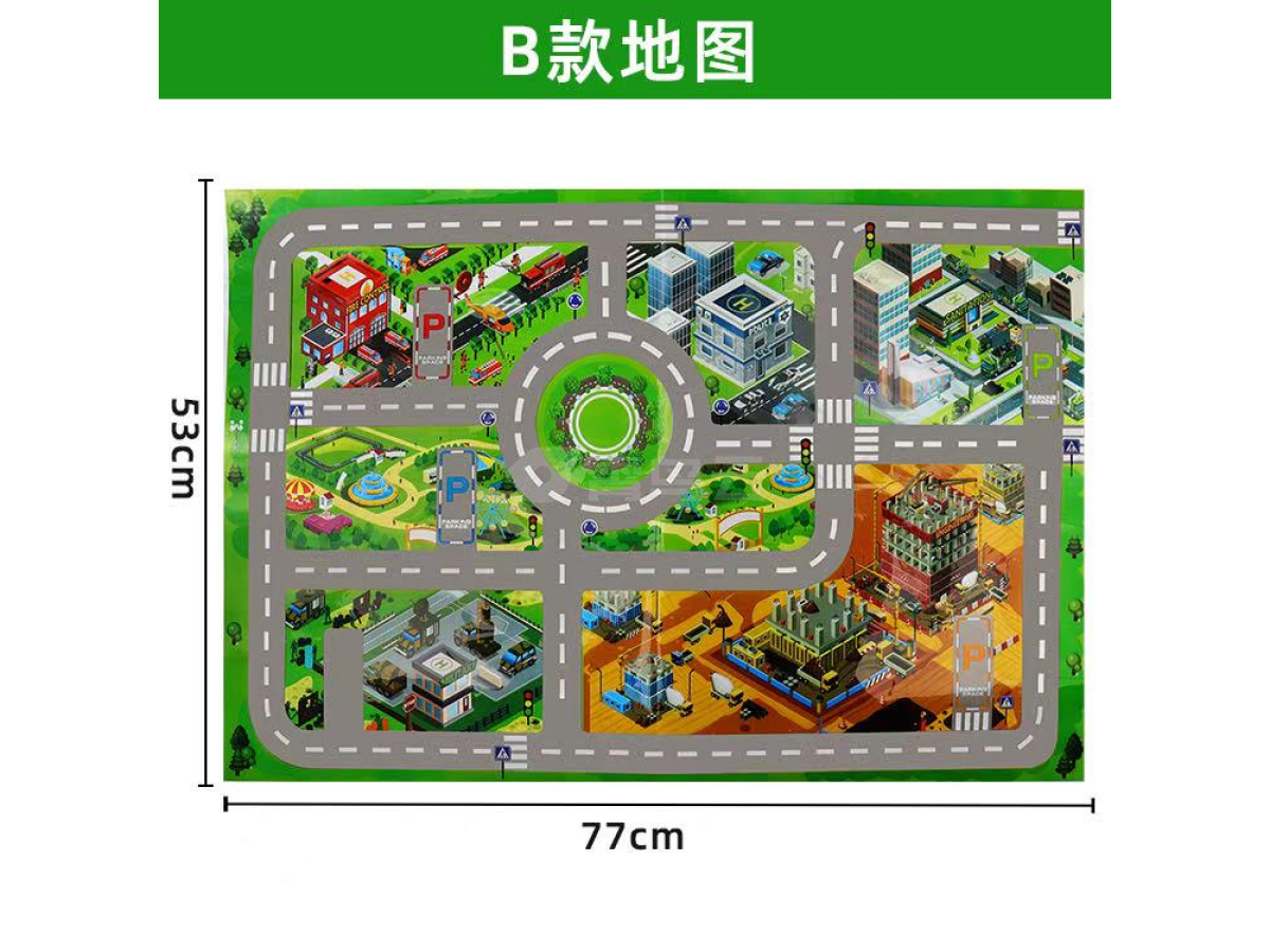 B款城市地图