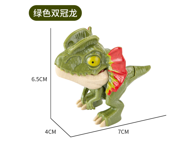大号绿色双冠龙