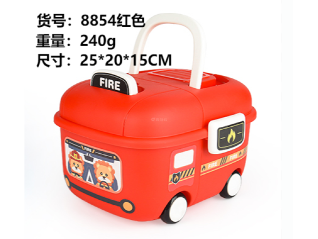 2卡通车-红色