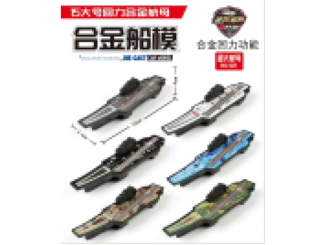 6款铁壳回力仿真航母