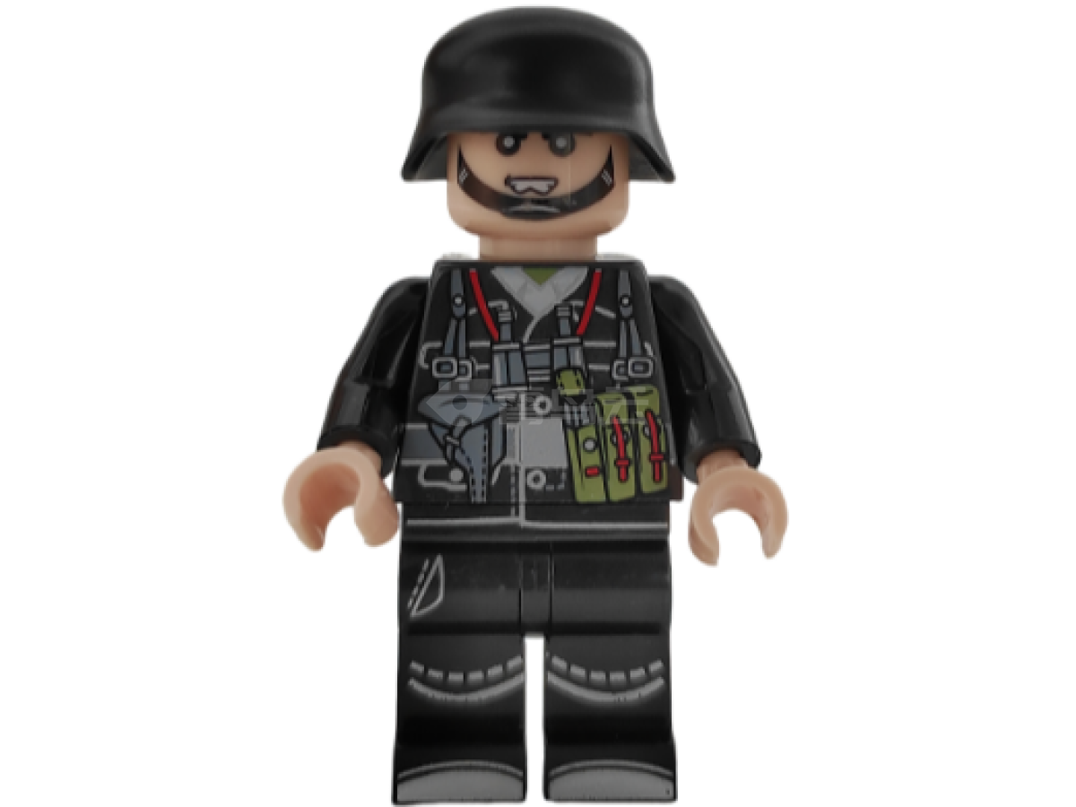 二战系列黑色国军（帽子带印）