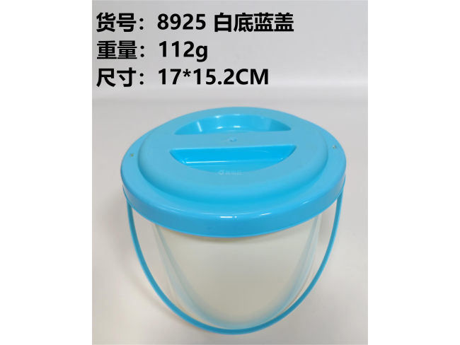 白底蓝盖(平面）小收纳盒