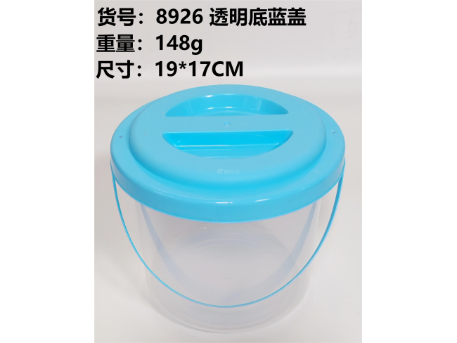 透明底蓝盖(平面）中收纳盒